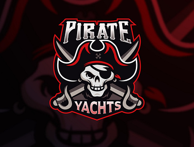 Pirate Yachts branding illustration art logodesign pirategraphic