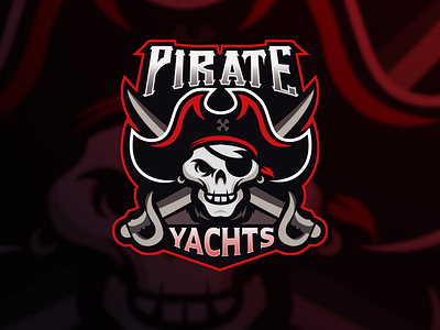 Pirate Yachts branding illustration art logodesign pirategraphic