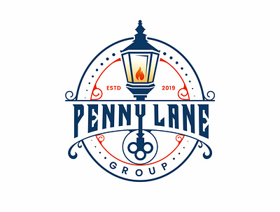 Penny Lane Group branding logodesign vintage logo