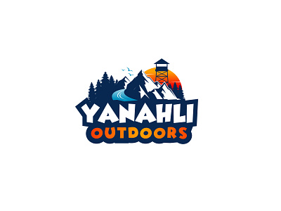 Yanahli Outdoors branding illustration logodesign out door logo