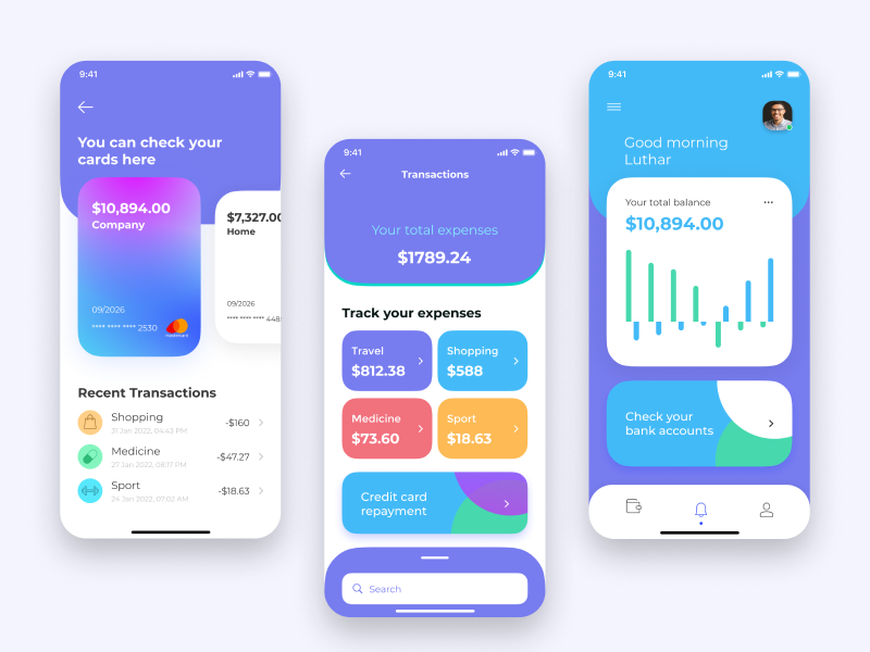 Money App by Priyanshi Davra on Dribbble