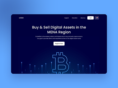 Crypto branding dashboard design landingpage ui ux website