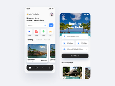 Travel App app branding dashboard design ui ux website