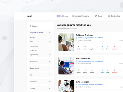 Job Finder Platform Dashboard