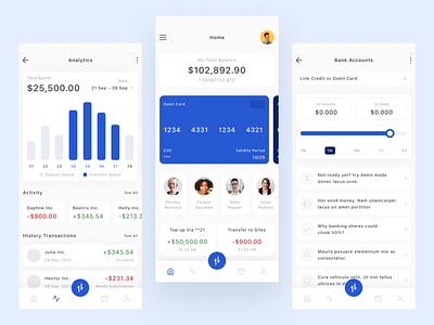 Finance service - Mobile app app application banking dashboard design finances mobileapp ui ux website