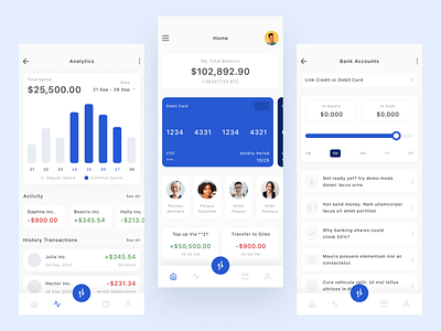 Finance service - Mobile app