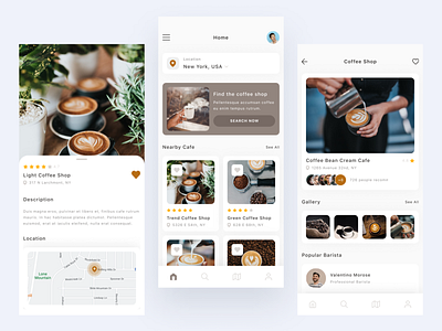 Coffee order app app branding coffee dashboard design illustration logo order ui ux vector website