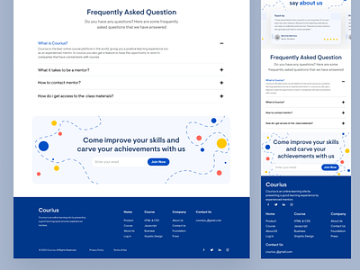 Courius Online Course UI Landing Page - Part 4