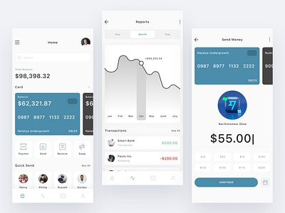 Personal Finance Mobile UI Design