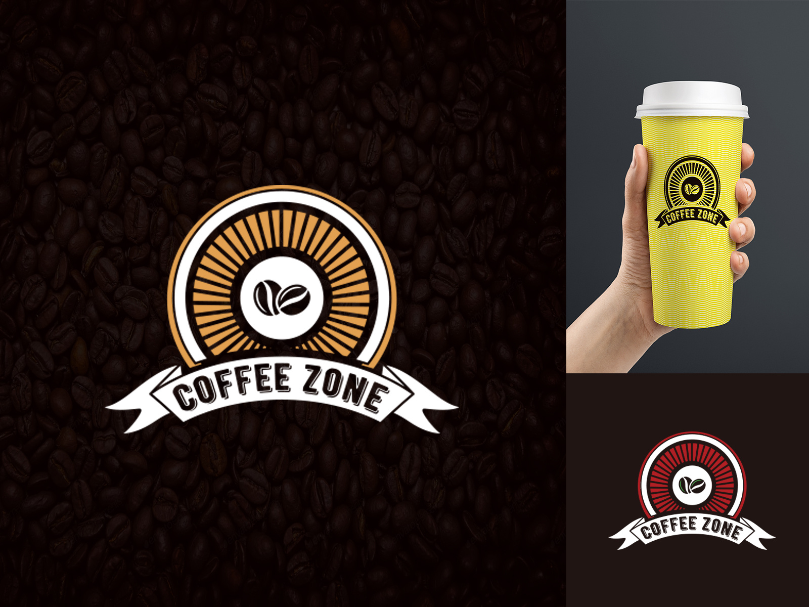 Coffee Zone Logo Design by Md Ismail Mallick on Dribbble