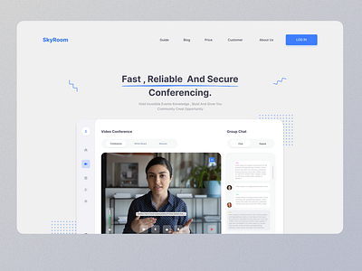 Landing Page Video Conference