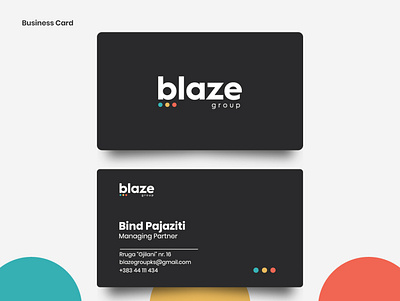 Business Card. branding businesscard design graphic design minimal typography vector visitcard