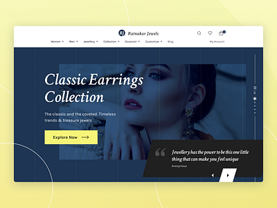 Jewellery homepage UI concept blend mode contemporary ecommerce figma homepage jewellery jewellery logo minimal photography typography ui ui ux uidesign website website concept