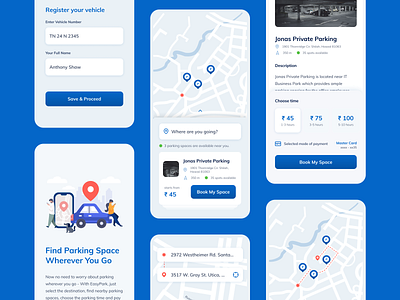Parking App Concept UI