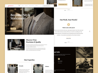 Bespoke Tailoring Website