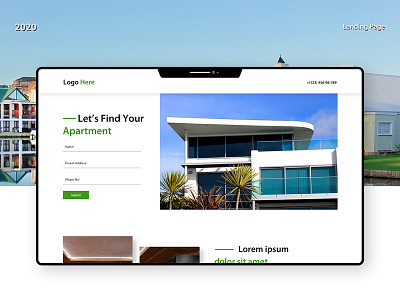Real Estate Landing Page Design