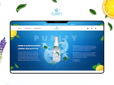 E-commerce Home Page Design