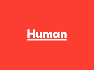 Human Rebranding branding branding and identity identity interaction logo minimal typography ux web