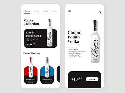 Vodka App Ui