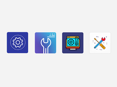 Repair Tools Icons