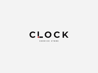 clock logo design