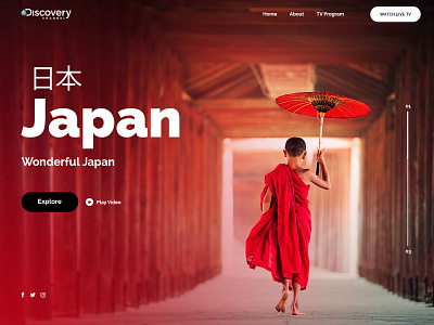 Wonderful Japan Landing Page