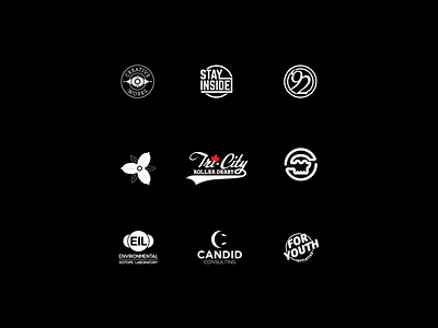 9 Logos Flash Sheet brand branding icon logo logo design logos minimalism