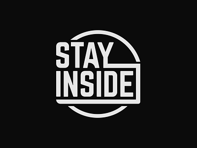 Stay Inside wordmark logo logo design minimalism wordmark