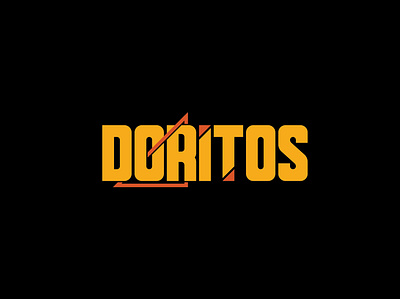 Doritos Concept Wordmark brand branding design icon logo logo design minimalism vector