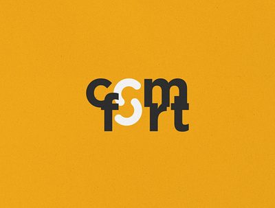 Comfort (Concept) Wordmark Logotype brand branding design icon logo logo design minimalism vector