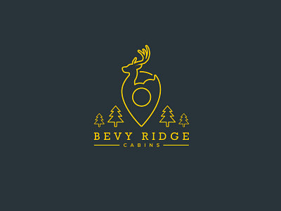 Bevy Ridge Cabins - Logo Design