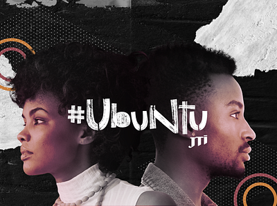 Ubuntu JTI art direction black culture design fight racism lettering poster typography