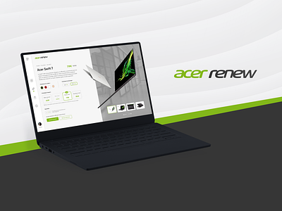 ACER Renew - IU/UX concept acer desktop design ecommerce product renew repackaged product shop shopping cart technology ui design ux design web design
