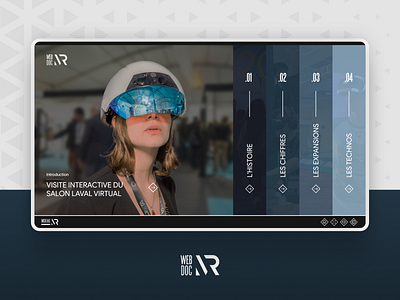 Laval Virtual - Web Documentary art augmented reality design logo online project ui design ux design virtual virtual reality vr web design web development web documentary website