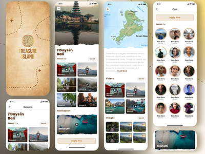 Treasure Island - Mobile Application Design