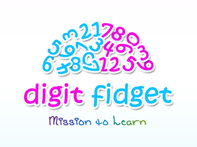 Digit Fidget digits game ipad kids learning logo numbers school