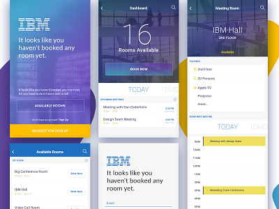 IBM Conference Room Booking App bookings business conference ibm meetings official room staff technology timing usa work