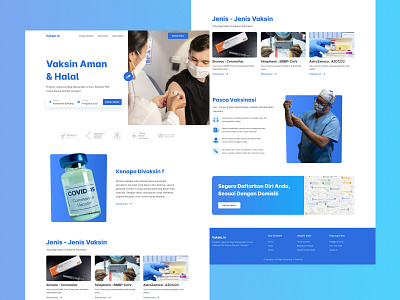 Vaksin.in Landing Page