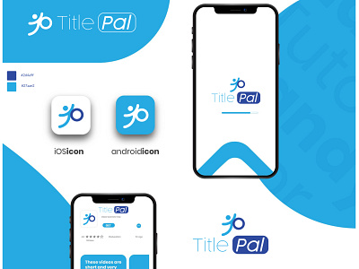 Title Pal Logo apps icon brand identity branding design creative logo custom logo logo logo design minimalist logo modern logo standard logo