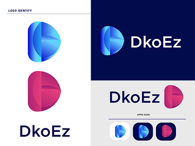 DkoEx Apps Icon Logo Software company abstract logo apps icon branding design company logo creative logo custom logo illustration letter logo logo designer logotype minimalist logo modern logo new short pro designer pro seller logo software software logo