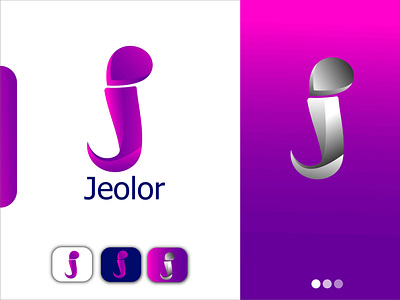 Jeolor - J Abstract Logo Mark