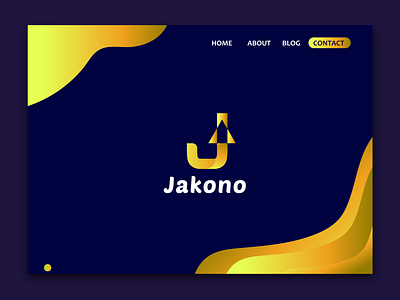 Jakono Modern Abstract J Letter Logo Design