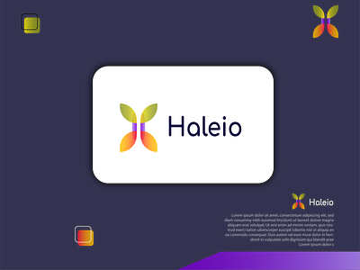 Haleio- Modern Business Logo Design - H letter Logo