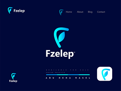 Fzelep - Modern Letter Minimalist Logo Design agency agency landing page agency logo brand identity branding design company logo corporate identity custom logo ecommerce logo design logodesigner logotype minimal minimalist logo modern logo software logo technology