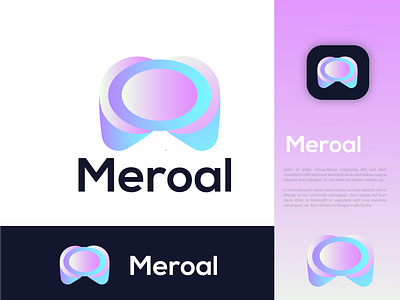 Meroal - M Modern Letter Logo Design