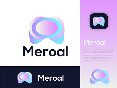 Meroal - M Modern Letter Logo Design apps icon best logo designer in dribbble brand minimalist logo brandidentity digital logo flat logo gradient color logo insurance logo logo maker logodesign m abstract logo m branding logo m letter logo m logo minimalist logo need logo design software company logo symbol top professional logo designer vector logo