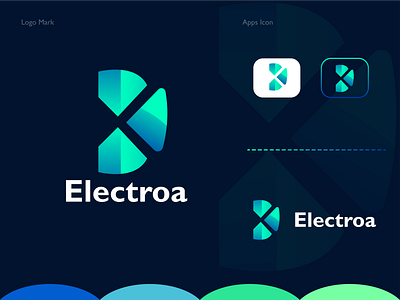 Electroa - E Modern Letter Logo Design