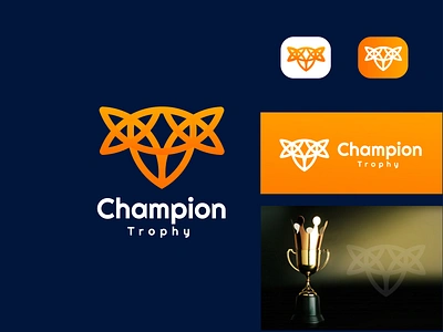 Champion Trophy E-Sports Logo Design apps icon best logo designer in dribbble brand identity branding design club logo cricket club logo design agency e sports fifa football club logo logo maker logotype need logo design need spots logo soccer logo software sport sports logo sports logo design trophy logo