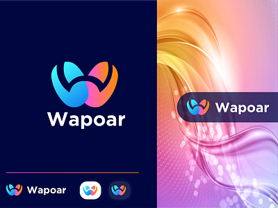 Wapoar-Modern Abstract W Letter Logo Design