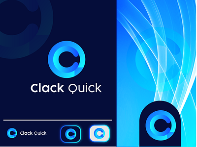 Clack Quick- C+Q Modern Letter Logo Design